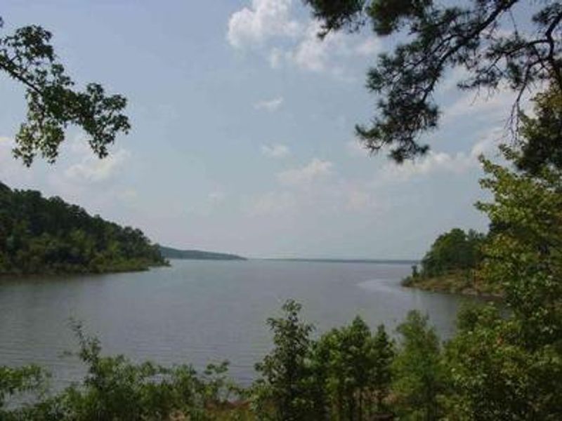 View of Nimrod Lake from the dam area.