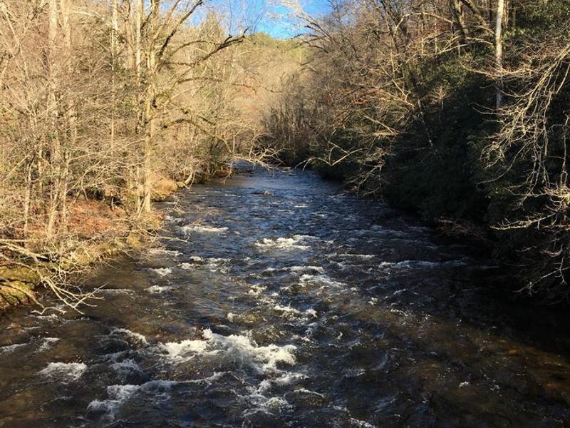 Deep Creek near the group campsites 