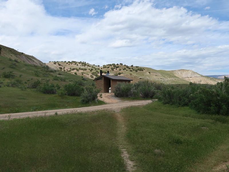 Rainbow Park campground vault toilet