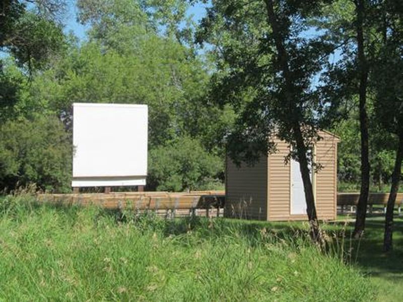 Amphitheater for interpretive programs and outdoor movies