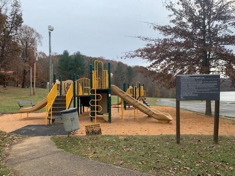 Playground located by shelter