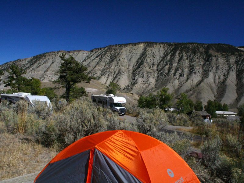 View Northeast from Mammoth Campsite #68