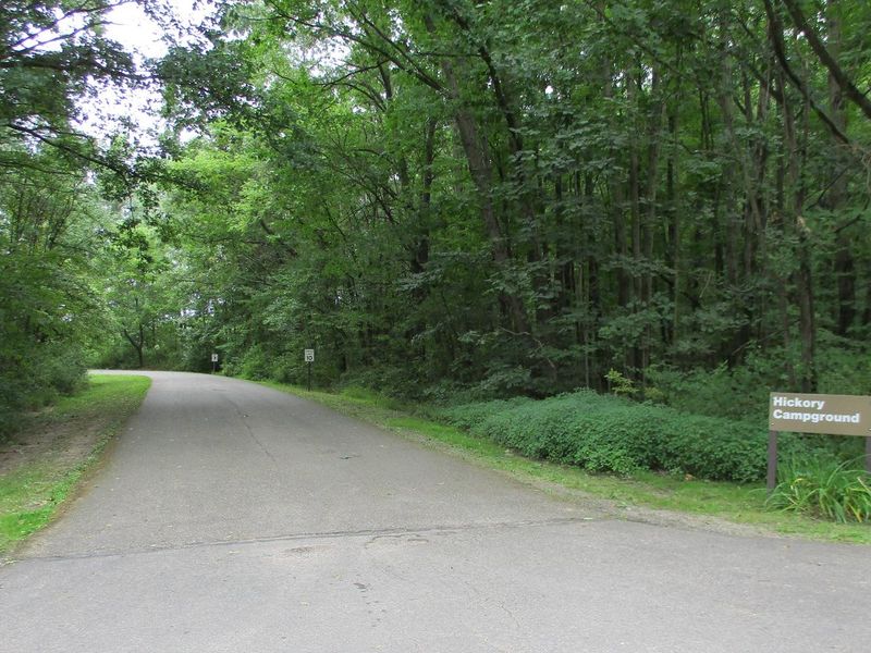 Entrance to the Hickory Loop.