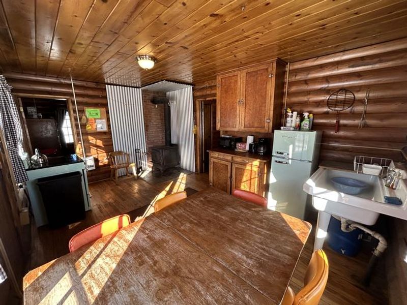 Rental of this cabin includes firewood for the stove. 