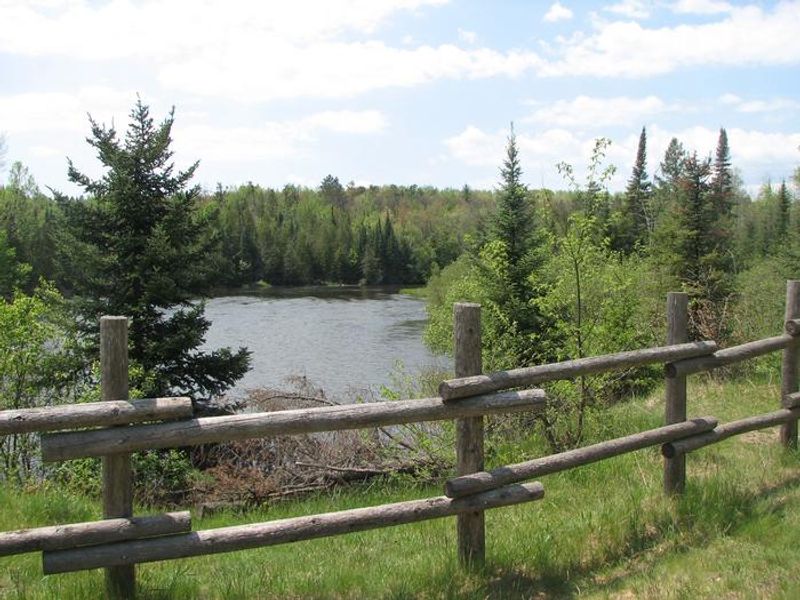 A view of the Au Sable River from the Au Sable Loop Day Use Area