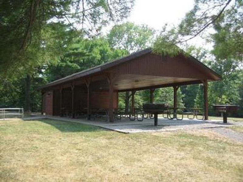 View of McNair Group Area shelter