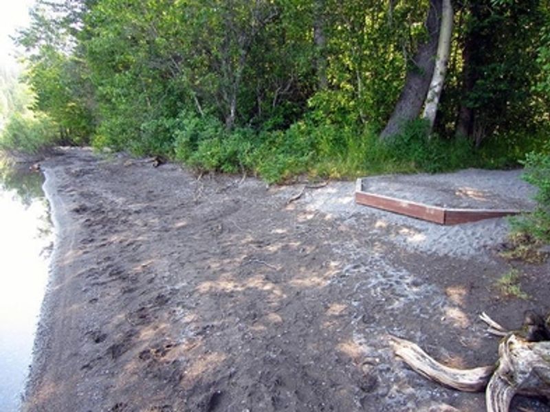 End of the accessible trail