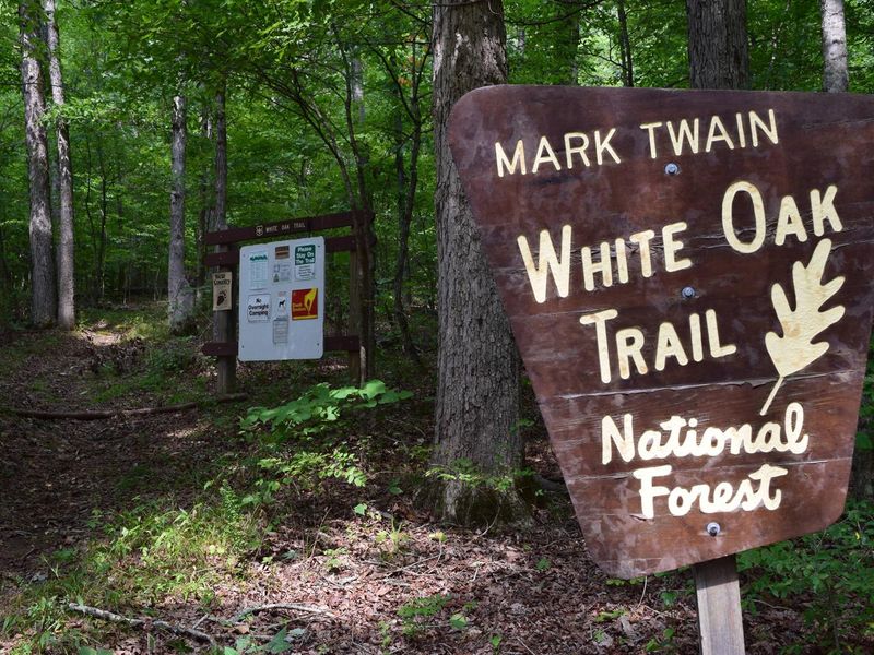 White Oak Trailhead at the Float Camp 