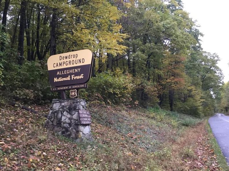 Dewdrop Recreation Area- Entrance Sign