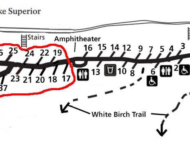 Twelvemile Campground Map