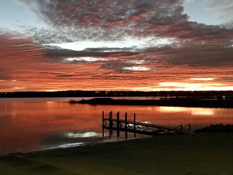 Speegleville boat ramp at sunrise