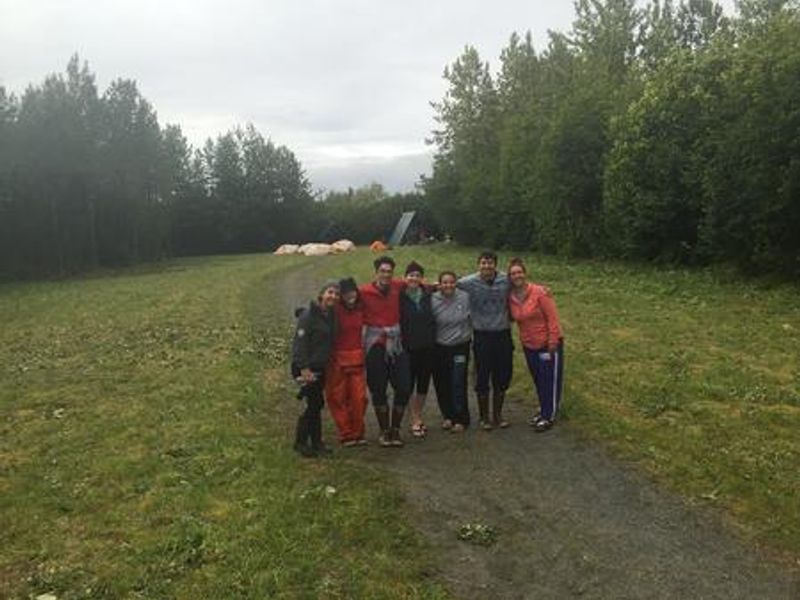 Runway clearing crew