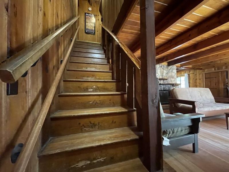 View of Sollers Cabin staircase