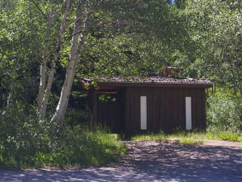 On site Vault Toilet