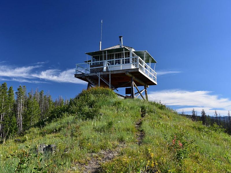 View of the lookout from afar