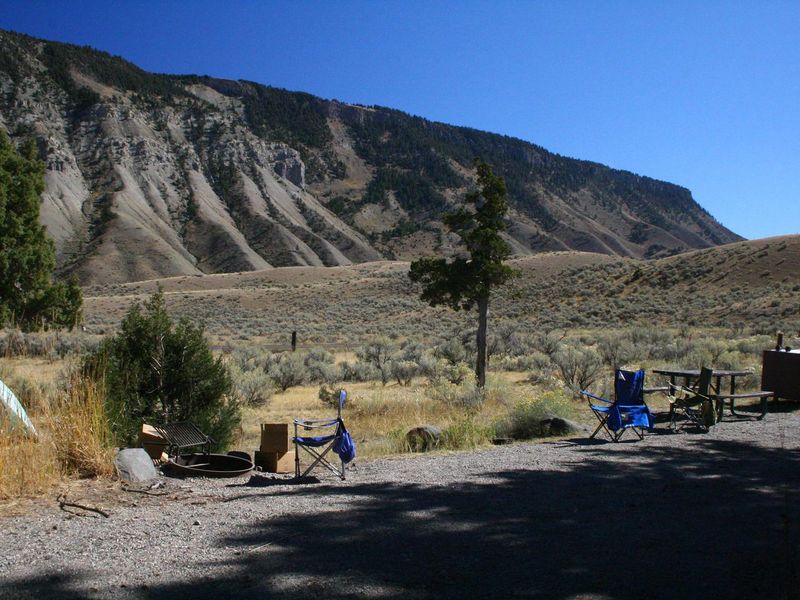 Mammoth Campsite #32, looking east