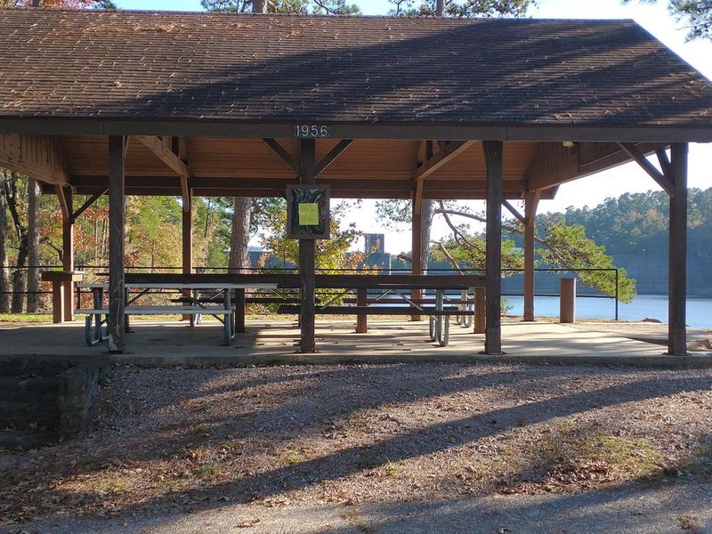Dam Area Pavilion view of Narrows Dam