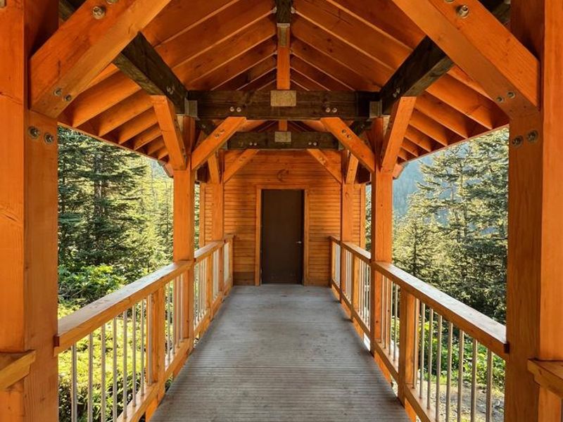 Covered Walkway to Outhouse