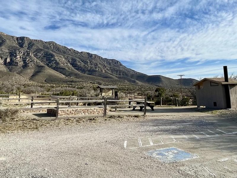 Frijole Horse Corral Campsite.  
