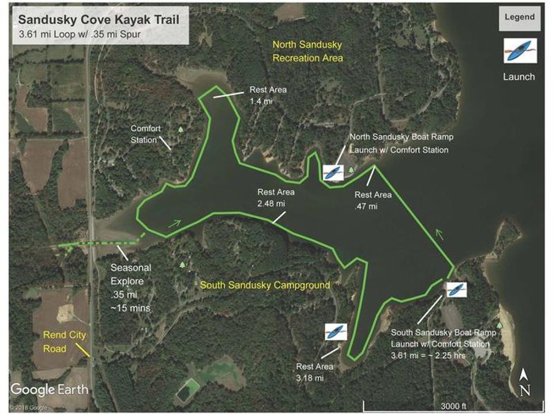 Sandusky Cove Kayak Trail