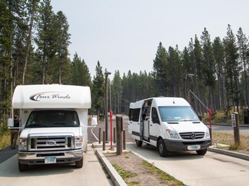 RV dump station at the Canyon Campground