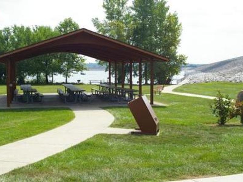 View of the Lake View shelter