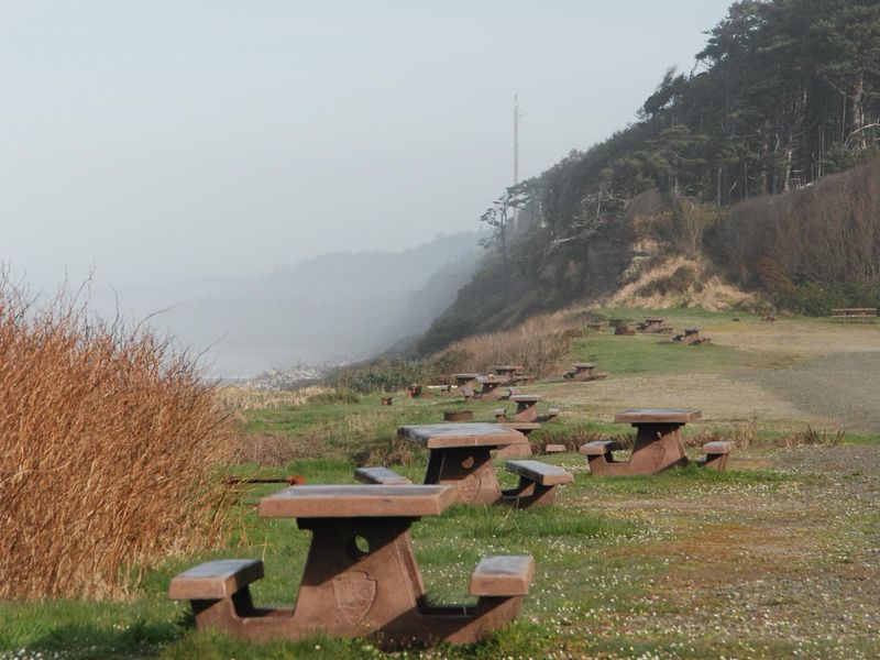 South Beach Campground, overlooking the Pacific Ocean.