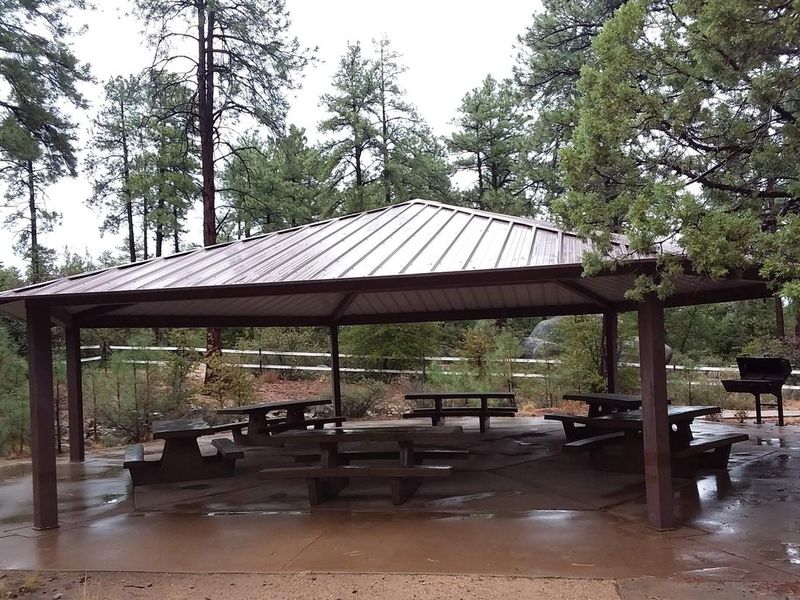 Alto pit shade structure