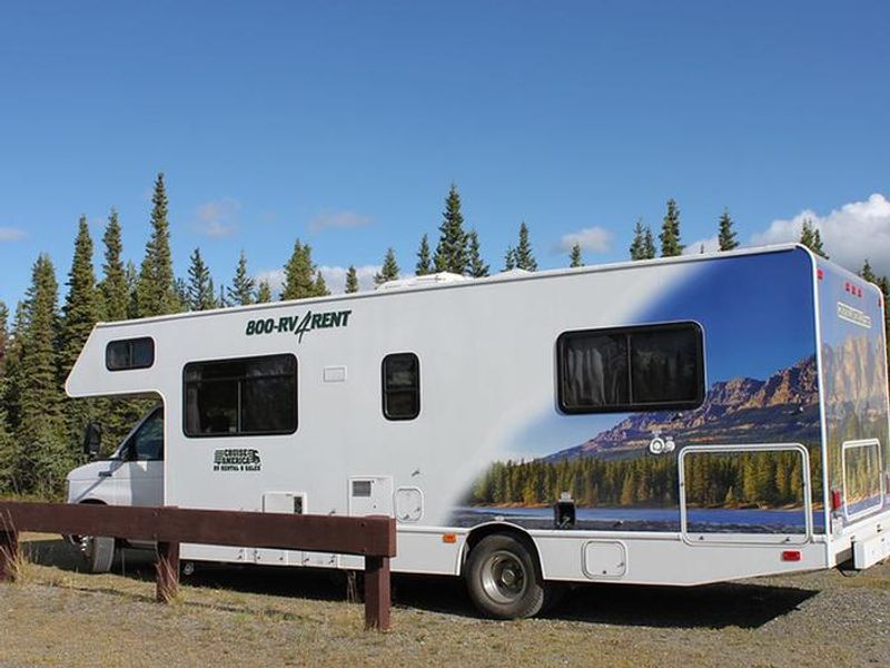 RV site At Sourdough Campground