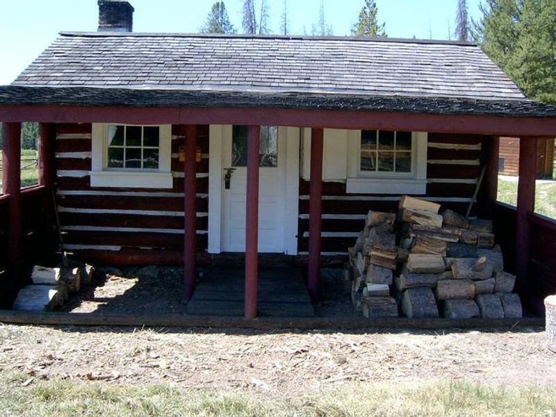 Summer - cabin in the woods.