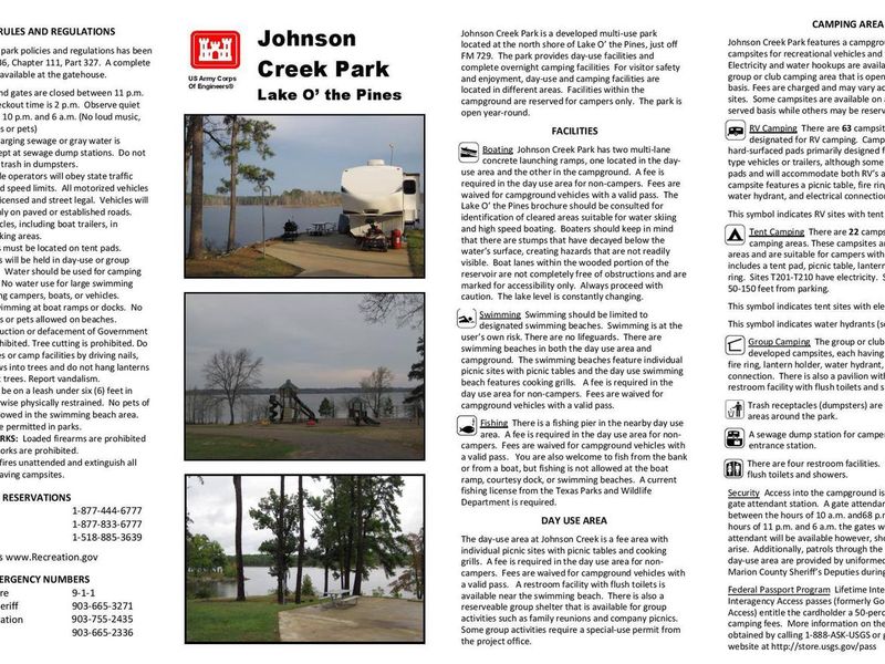 Johnson Creek Brochure Front
