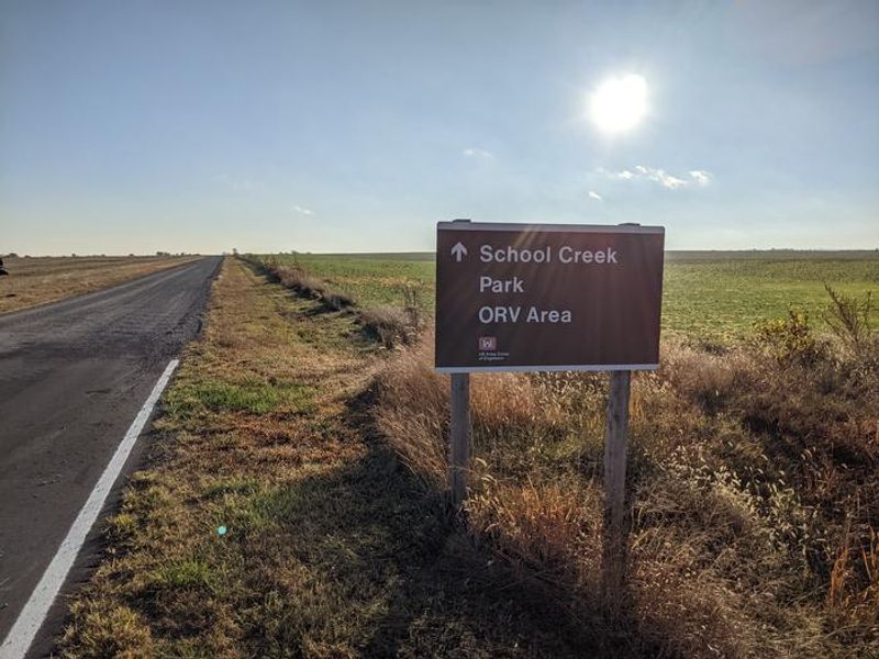 School Creek Park Entrance Sign