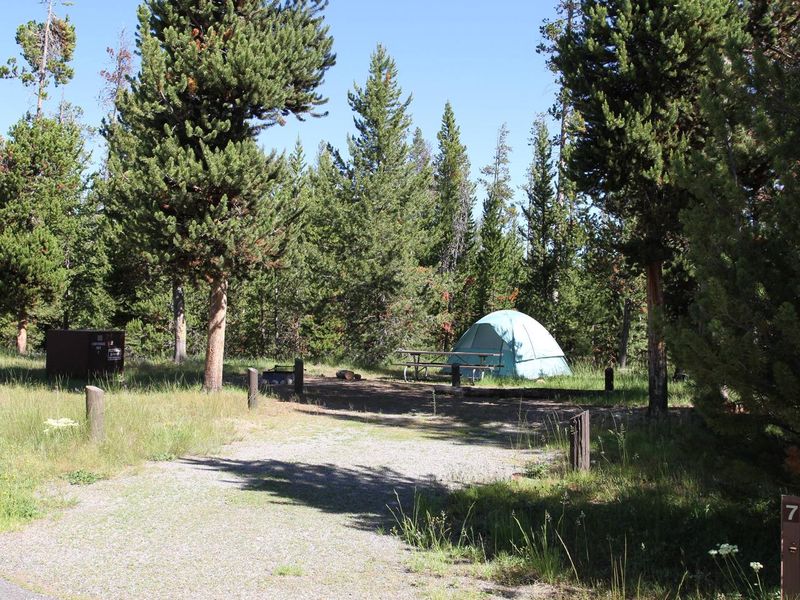 Indian Creek Campground site #7