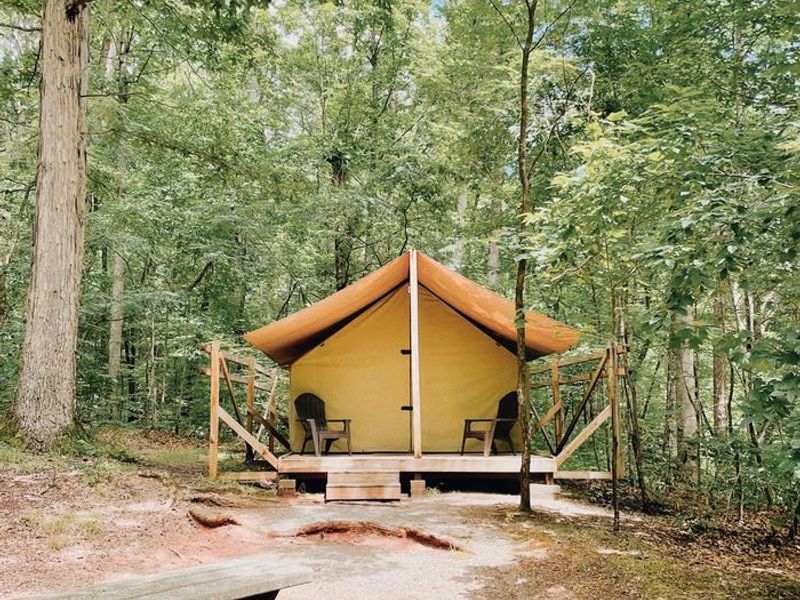 Lake Powhatan Glamping Sites