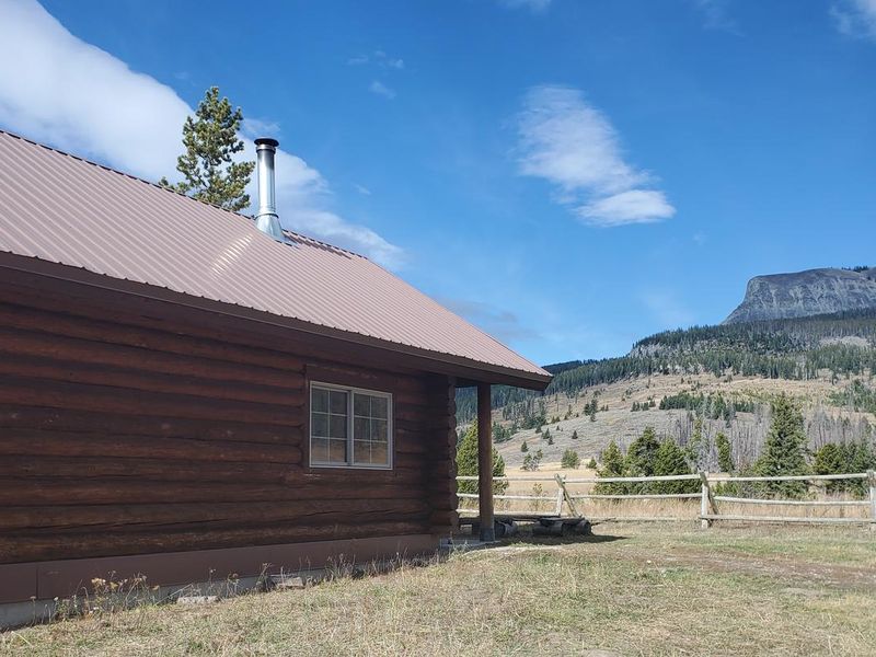 Crandall Creek Cabin in the fall