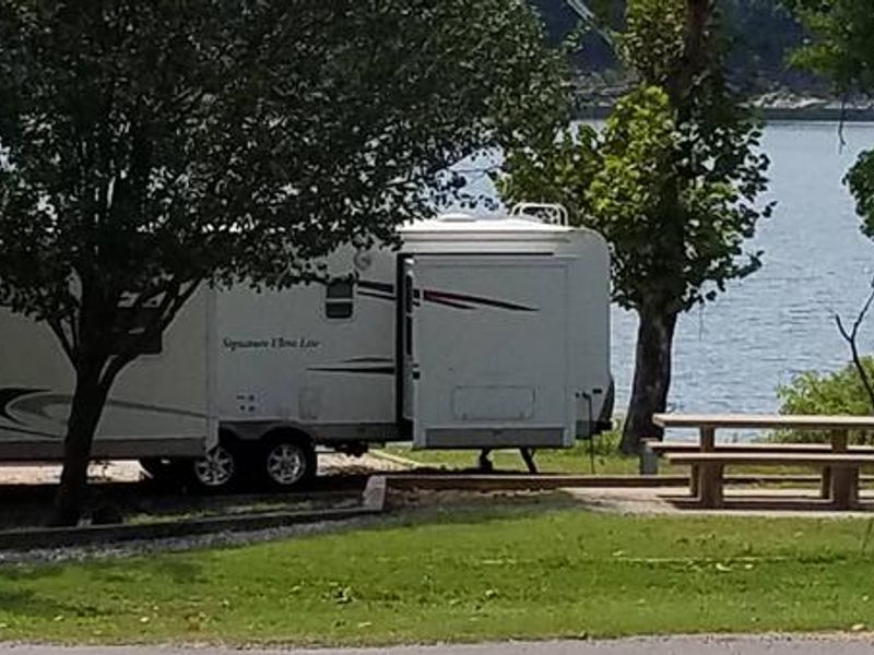 Campsite at Chicken Creek Park