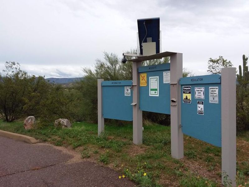 Schoolhouse Campground Information Kiosk