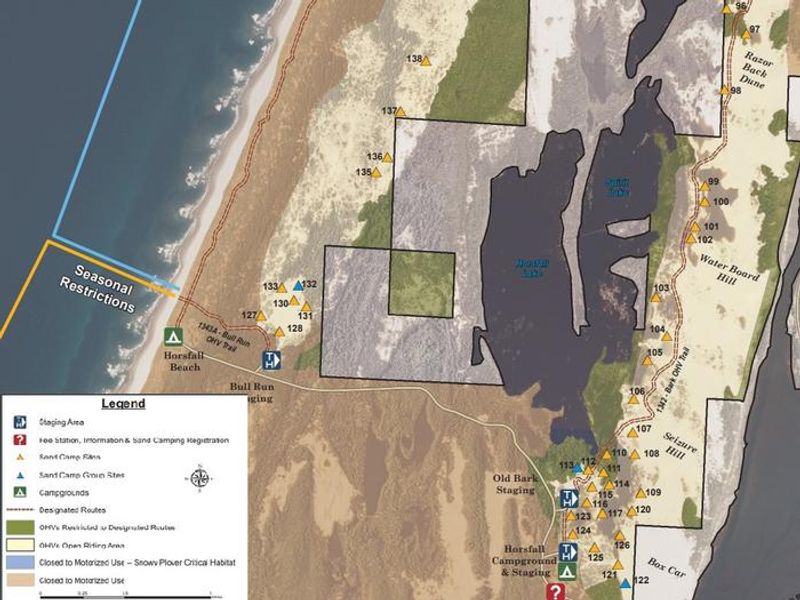 This is a portion of the South Riding Area OHV Map