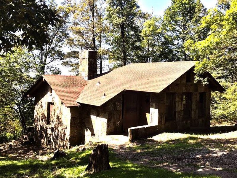 Quiet, secluded, and offering stunning views of the Ozark National Forest, Cabin C is a favorite for Couples!