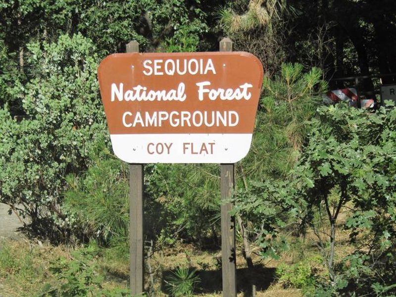 Campground Entrance Sign