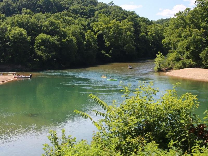 The confluence of the Current and Jacks Fork rivers, now known as Two Rivers, was historically called the Junction.