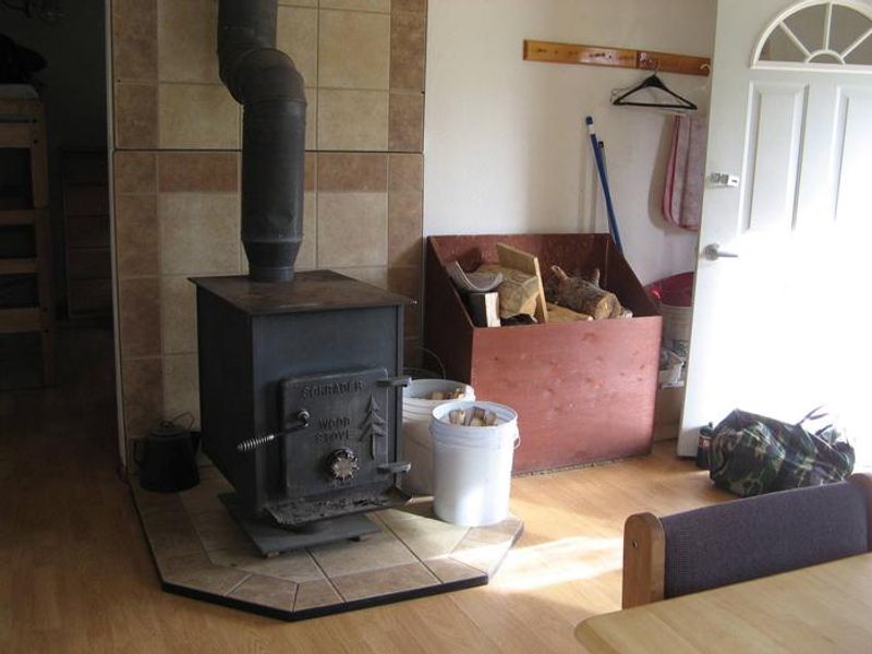 Wood is provided for stove 