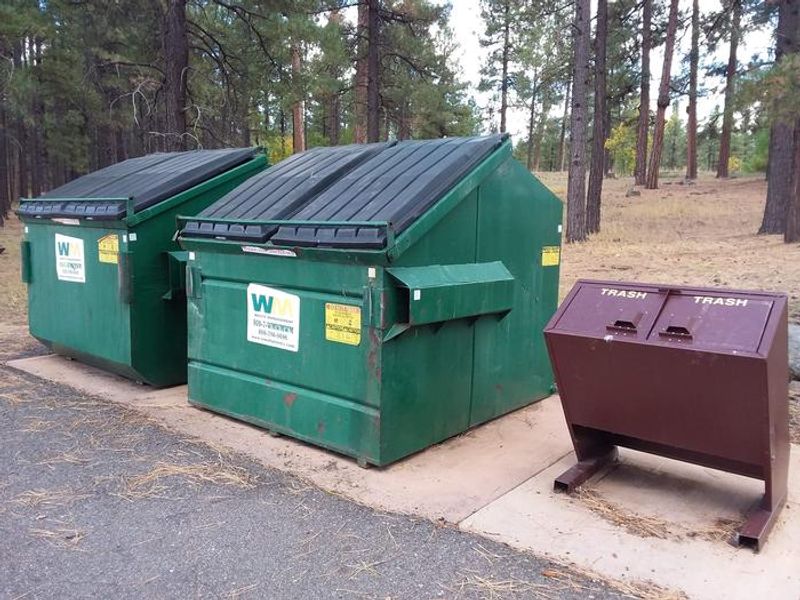 trash receptacles 