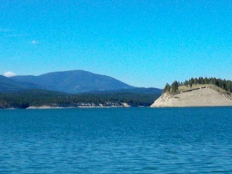 Koocanusa Reservoir as see from the Rexford Bench Boat Ramp