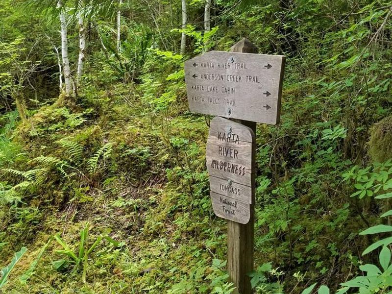 On the Wilderness Trail at Salmon Lake Cabin