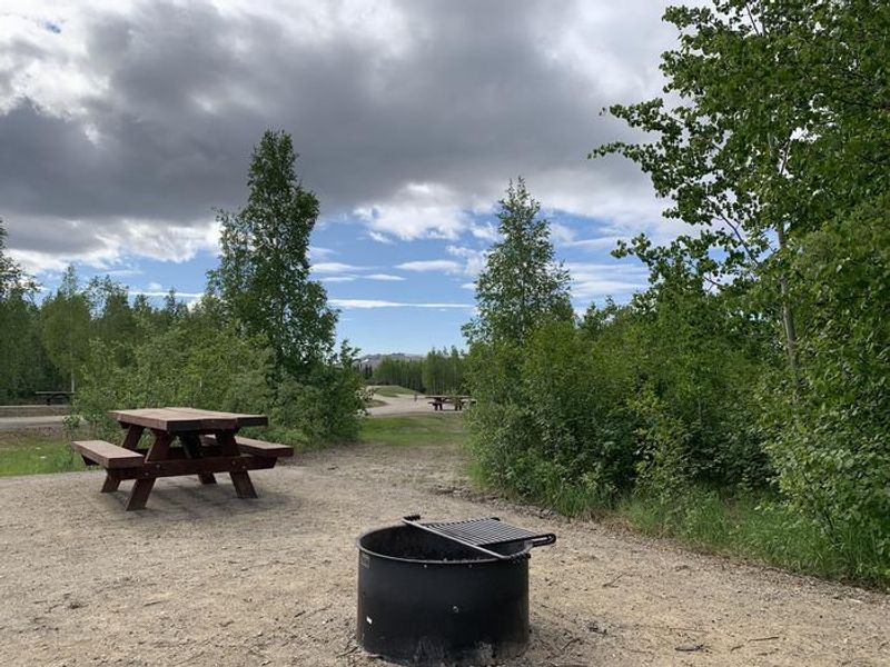 The Arctic Circle Campground was renovated in 2021.