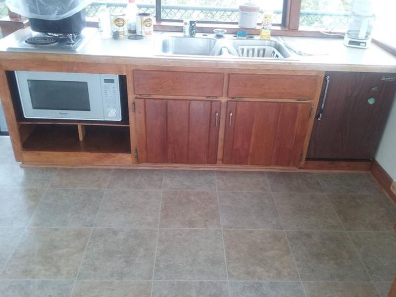 Thompson Peak Lookout Tower inside cab.