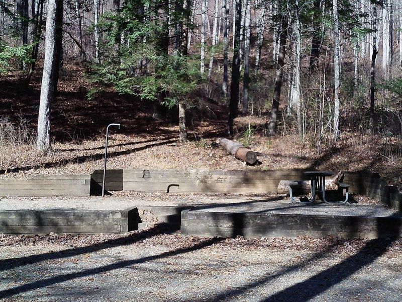 Welcome to campsite #12 the end of the campground