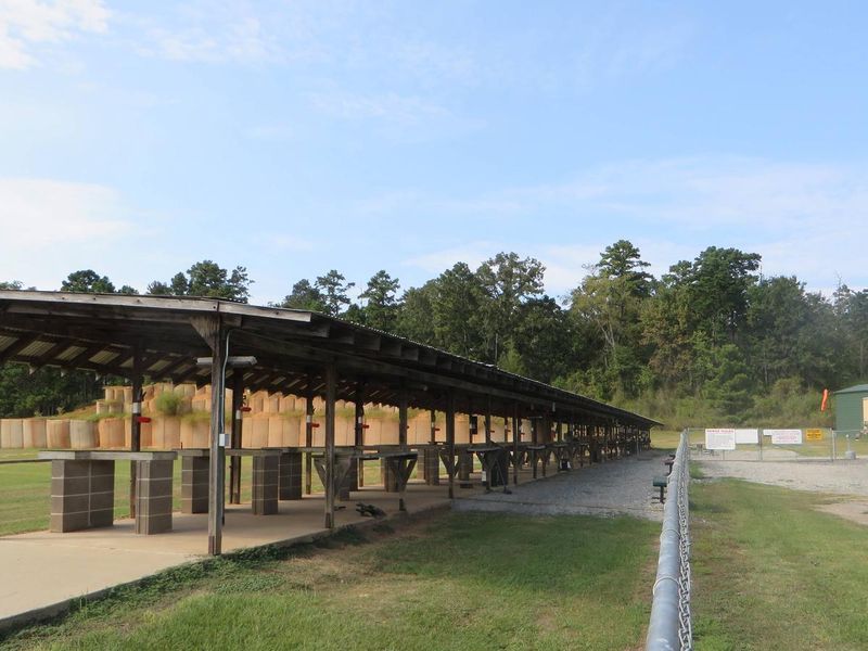 Approximately a mile North of the campground off Bodcau road. The LDWF operates a free rifle range on the area.  The range is 200 yards long and has covered rests for shooting.  The range can accommodate rifles, handguns, shot guns and archery.  It is supervised by an approved Range Officer and is open to the public on regularly scheduled days.  Targets, sand bags and ear plugs are provided.

168 Ben Durden Rd, Haughton, LA 71037