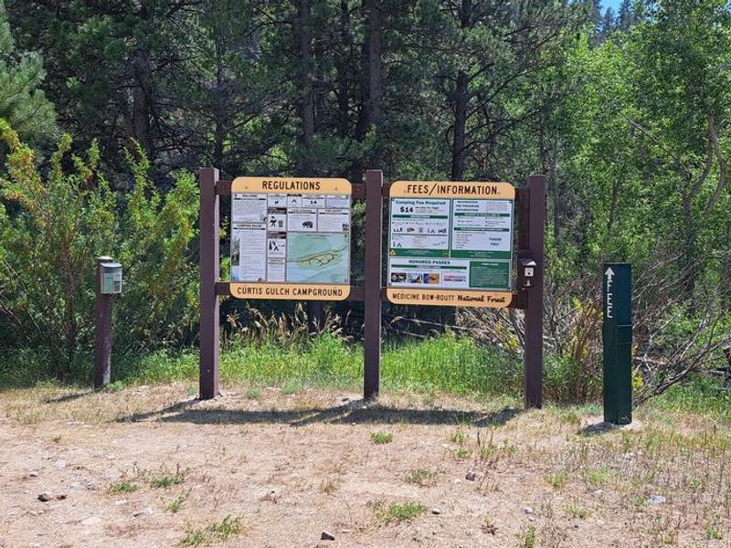 Curtis Gulch Campground Information and Fee Station